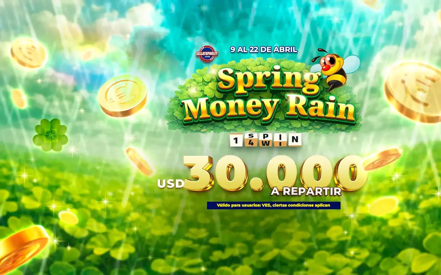 1spin4win torneo red USD