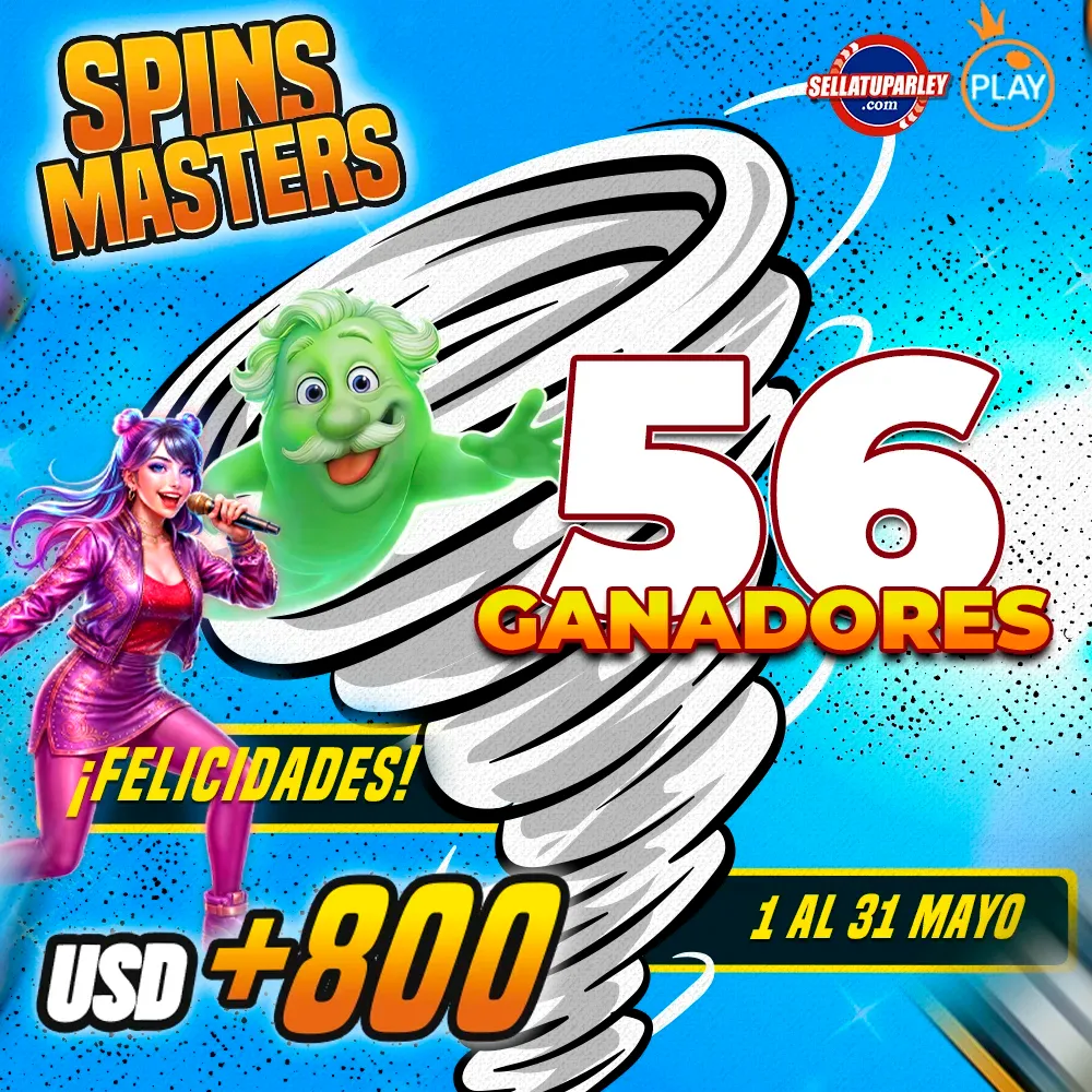 Ganadores Torneo ¡ Spin Masters! en slots con Pragmatic Play 