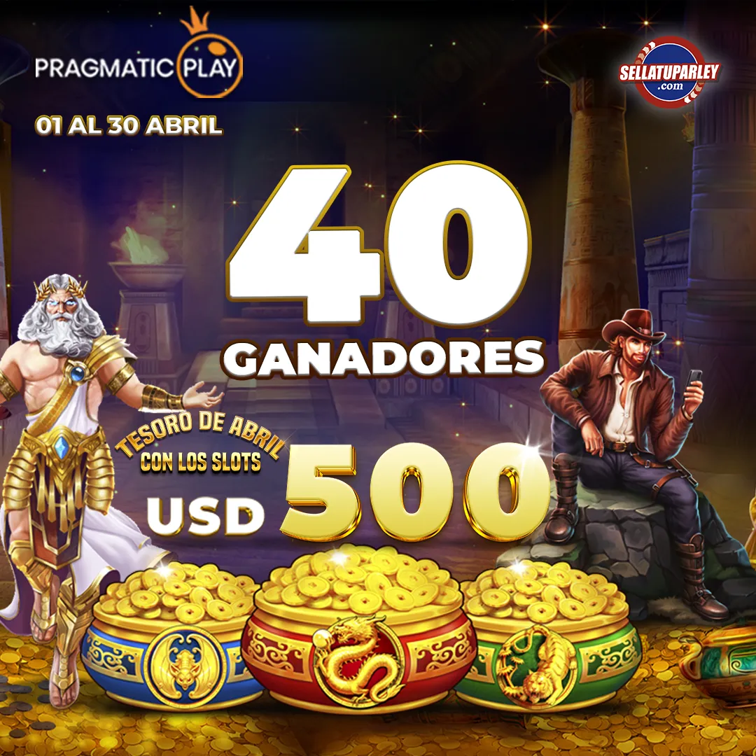 Ganadores El Tesoro de Abril con los Slots de Pragmatic Play en SellaTuParley.com