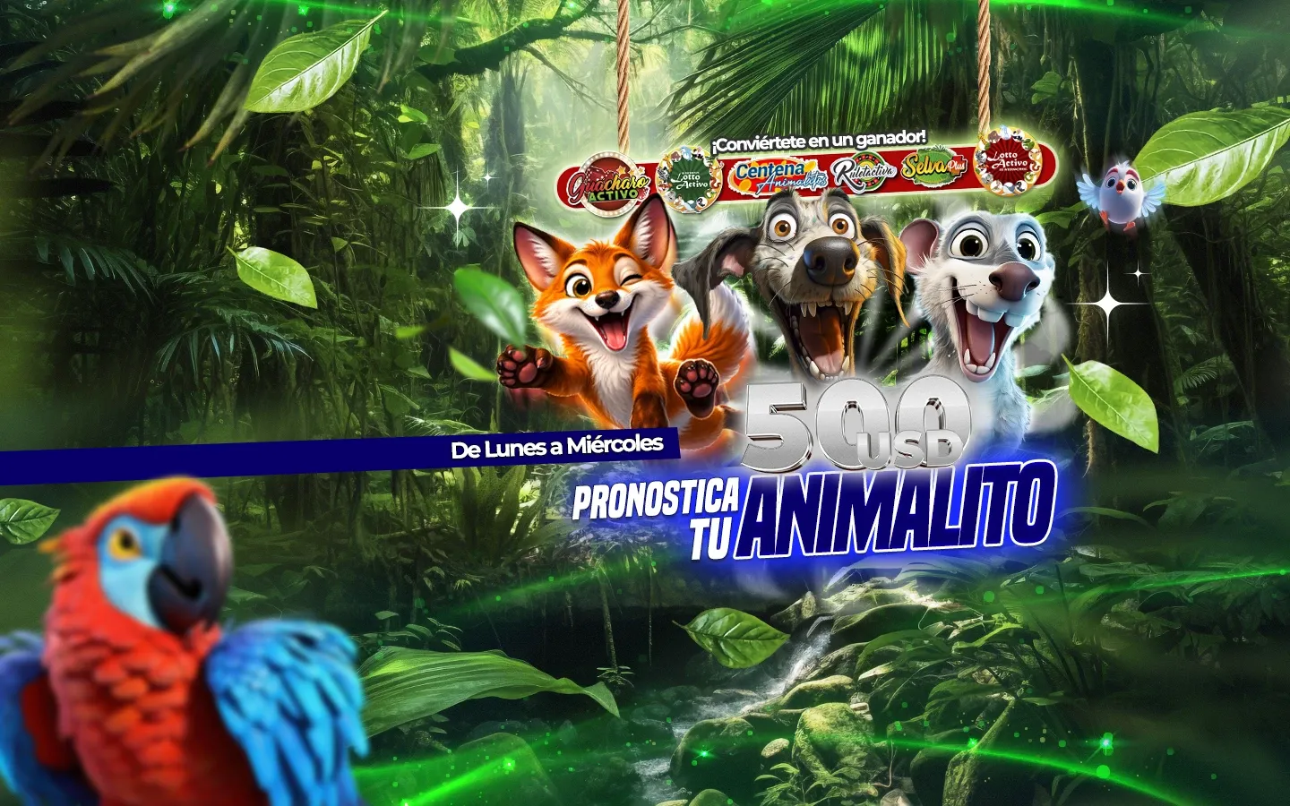 Slider Loterias Animalito VEN