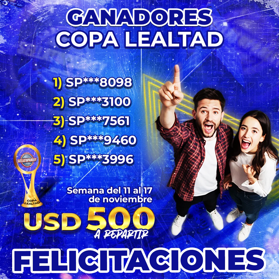 Ganadores Copa lealtad