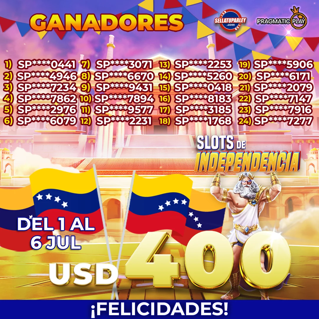 Ganadores Big Money Bang con Sellatuparley y 3 Oaks Gaming