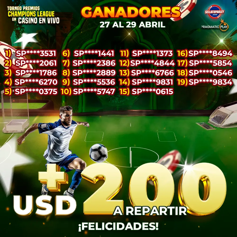 Ganadores Torneo ¡ ¡ Prize Drops Otoñales! con Sellatuparley y Pragmatic Play 