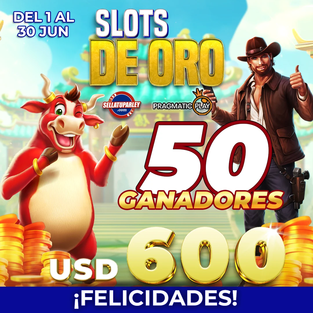 Ganadores Torneo Slots de Oro en SellaTuParley.com con Pragmatic Play