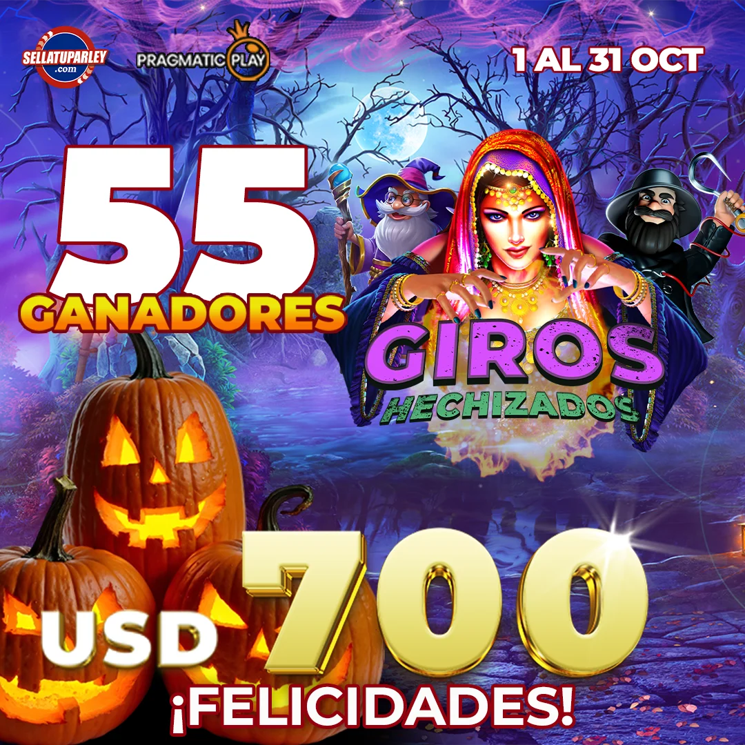 Ganadores Torneo Giros Hechizados con Pragmatic Play 