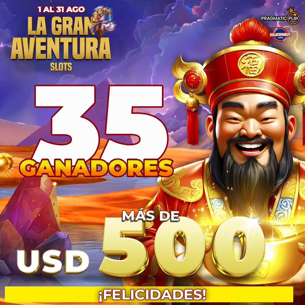 Ganadores Torneo La Gran Aventura de los Slots en SellaTuParley.com 