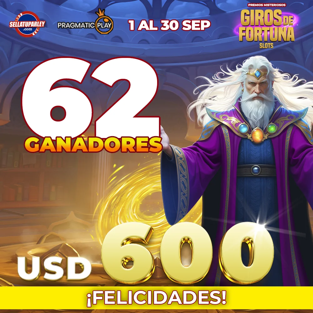 Ganadores Premios Misteriosos Giros de Fortuna con Pragmatic Play 